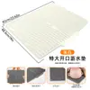 Alfombrilla Drenante Grande de Silicona de Venta Caliente Transfronteriza para Fregadero, Platos y Bandeja con Forma de Pendiente, Alfombrilla para Secar Frutas y Verduras y Filtrar Agua