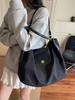 Bolsa Tote Grande Capacidade Simples e Estilosa para Comércio Transfronteiriço Bolsa de Ombro Feminina Versátil Bolsa Saco de Ombro Único Transversal Bolsa Saco