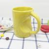 Taza publicitaria creativa para el hogar, tazas diarias, taza creativa de cerámica con forma especial, taza de café, taza de leche, personalización