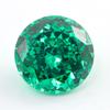 Gema Wuzhou, circón verde con corte Baofen, circón redondo de color, circonita artificial en forma de CZ vertical, venta al por mayor