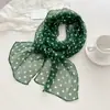 Novo Estilo Lenço Longo de Seda para Mulheres, Lenço de Chiffon 100% Seda de Amora, Versátil e de Alta Qualidade, Lenço de Primavera e Verão, Lenço de Pescoço, Echarpe