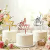 Decoración de Pastel para el Día de la Mujer Estilo Ins Transfronterizo Feliz Día de la Mujer Topper Acrílico para Pastel Inserto para Pastel
