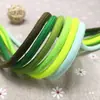 Cuerda de algodón hilado en núcleo de tejido liso de color de 5 mm de grosor, cordón redondo cifrado de algodón, cordón suave para atar, cintura de ropa, cordón de sombrero, tejido a mano