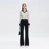Jeans de Mujer Estilo Nuevo Transfronterizos 2026, Cómodos y Suaves, Elásticos en Cuatro Direcciones, Levanta Glúteos Retro, Pantalones Acampanados de Alta Gama de Corte Ajustado