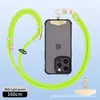 Cordón para Teléfono de Cuello Portátil Cruzado de 8 mm Hebilla Metálica de Alto Grado Ajustable Espaciador Correa para Cámara Anti-Pérdida para Exteriores