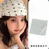 Design de Nicho Estilo Coreano! Lenço de Cabeça Estampado Colorido de Bolinhas 2026 Novo Modelo Acessórios de Cabelo para Fotos de Férias Lenço Quadrado Lenço de Seda Mulheres