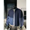 Sudadera cárdigan retro americana de dos piezas falsas para adolescentes, marca de moda de primavera, chaqueta casual holgada y versátil