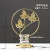 Portavelas de Hierro Estilo Escandinavo Adornos Accesorios para Cena Romántica con Velas Decoraciones de Mesa Adornos de Portavelas para el Hogar