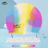 Touca de Natação de Silicone Qilang Atacado Adulto Crianças 50g Impermeável Homens e Mulheres Não Apertada Cabelo Longo Touca de Natação Logo Personalizado