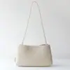 Bolso de axila tejido de piel de cordero de alta gama con doble correa, para un solo hombro, cruzado, bolso cuadrado pequeño de cuero genuino