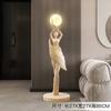 Luz nocturna regalo de inauguración de casa niña arte abstracto lámpara de pie adornos sala de estar mueble de TV decoraciones laterales sofá porche
