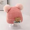 Gorros de Lana para Bebé de Otoño e Invierno con Forro de Felpa, Gorros Lindos y Súper Lindos para Recién Nacidos para Hombres y Mujeres, Gorros Tejidos para Bebés y Niños Pequeños