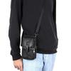 Nova Bolsa para Celular de Couro de Vaca de Primeira Camada para Homens, Estojo para Celular de Cinto, Bolsa Transversal Multifuncional, Pequena Bolsa Suspensa Impermeável de Couro Genuíno