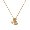 Collar Colgante de Gato Estrella de Circonita Dulce Versátil de Moda Exquisita Coreano y Japonés con Cadena para Clavícula de Diseño Único de Lujo Ligero
