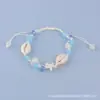 Pulsera tejida a mano de conchas y estrellas de mar estilo bohemio transfronterizo, estilo vacacional, pulsera fresca y sencilla, joyería de mano creativa y dulce