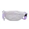Bolsa de Cintura Versátil para Estudante Bolsa de Peito Simples Moda Fofa Leve para Ciclismo Bolsa Transversal de Cintura Nicho