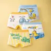 Cuecas Boxer Infantis de Verão Desenho Animado Respiráveis Sem Apertar Shorts para Meninos Venda por Atacado de Cuecas Boxer para Crianças Pequenas, Médias e Grandes
