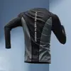 Roupas Fitness Transfronteiriças Masculinas Camiseta de Secagem Rápida Treinamento Manga Longa Elástica Esportiva Equipamento Justo Top para Corrida de Outono