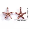 25 Tipos de Colgantes Acrílicos de Conchas Marinas, Caracolas y Estrellas de Mar Pintados con Spray Accesorios DIY Colgantes de Venta Caliente Transfronteriza