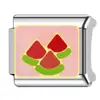 Pulseira de Módulo com Padrão de Cereja de Frutas Popular Transfronteiriça Novo Produto Amazon Soldagem Italiana Acessórios DIY