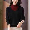 Suéter de Cuello Medio para Mamá de Mediana Edad 2026, Suéter de Punto para Mujer Otoño Invierno, Elegante Top de Punto para Vestir en Capas