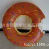 Boia de natação em pvc espessada, inflável para adultos, linha flutuante, variedade de cor chocolate, bóia salva-vidas infantil, donut