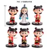 Enfeites de Decoração de Bolo Nezha, Toppers Fofos de Bolo da Criança Mágica Nezha, Terceiro Príncipe, Figuras Mitológicas de Desenho Animado