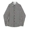 Camisa de Manga Larga a Cuadros Estilo Coreano Celebridad de Internet Primavera 2026 Hombres Pícaro Fresco Caída Casual Holgada Elegante