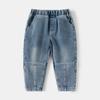 Jeans para niño 2024 Primavera Pantalones para niños bebé color sólido Pantalones de mezclilla Pantalones coreanos para niños moda al por mayor