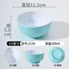 Tigelas pequenas de melamina, design bicolor, adequadas para refeitórios, restaurantes de fast-food, tigelas de arroz, uso comercial em restaurantes, tigelas para molho e lanchonetes, também ideais para servir sopa e mingau