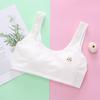 Top Tubo Plus Size Feminino Meia-Calça Cor Lisa Peça Básica Íntima Colete Pequeno Sutiã Wrap de Algodão Período de Desenvolvimento Sanduíche Estudante