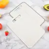 Tábua de Corte de Palha de Trigo Doméstica Cozinha Pendurada Simples Tábua de Corte de Grau Alimentício Suplemento Alimentar para Bebê Tábua de Corte para Frutas Tábua de Corte Antiderrapante