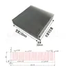 Dissipador de Calor de Perfil de Alumínio Largura 120-180MM Alta Potência Condutividade Térmica Resfriamento Placa de Alumínio Aletas Dissipador de Calor para Amplificador de Potência Eletrônico