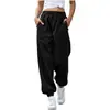Ropa de Mujer Transfronteriza Europea y Americana Amazon Moda Cintura Alta Casual Deportivos Ajuste de Cintura Pantalones de Chándal Leggings Pantalones de Casa Pantalones Largos para Mujer