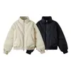 Chaqueta de Algodón Estilo Americano, Cálido Nuevo Modelo Invierno 2025, Tendencia Nacional Calle Alta Chaqueta Corta de Algodón, Chaqueta Desestructurada con Cuello Alto para Hombres y Mujeres