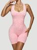 Roupas de Yoga de Secagem Rápida para Esportes ao Ar Livre Macacão de Yoga Curto Fitness Feminino Calças de Ciclismo Yoga Verão Corrida