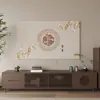 Novo Modelo da Taobao de Cobertura de Poeira de Parede Estilo Chinês Novo, Cobertura de Poeira de Cobertura Total, Tecido Elástico de Cobertura de TV Tamanho Único