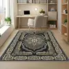 Alfombra lavable simple de cachemir sintético para sala de estudio, felpudo suave estilo vintage, superventas transfronterizo, antideslizante y resistente a la suciedad, decoración del hogar