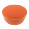 Esponja Laranja Plana de Polimento para Carro 80mm Suprimentos de Limpeza Automotiva Esponja para Lavagem de Carros Pad Esponja Autoadesiva para Enceramento