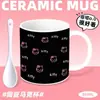 Taza de Cerámica Simple y Linda de Hello Kitty para Oficina y Hogar, Taza para Café con Leche