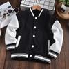 Jaqueta Baseball Infantil 2026 Primavera e Outono Estilo Coreano Lisa para Meninos e Meninas Jaqueta Casual Venda por Atacado em Estoque
