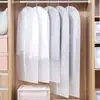 Funda antipolvo para ropa, bolsa antipolvo para el hogar transparente, bolsa colgante a prueba de polvo para prendas, abrigo, traje, funda colgante antipolvo para ropa al por mayor