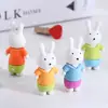 Borrachas Fofas de Animais em Desenho Animado para Estudantes, Prêmios para Estudantes, Presentes de Volta às Aulas, Material Escolar, Borracha de Coelho