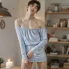 Lencería sexy Lubai, pura y seductora, de un solo hombro, espalda descubierta, falda ajustada, uniforme de hombre, atuendo seductor, conjunto sin extracción