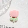 Accesorios de Resina DIY al por Mayor Pegamento Crema Funda para Teléfono Móvil Material Hecho a Mano Terciopelo Color Gelatina Flor de Girasol Tulipán