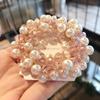 Celebridade da Internet Faixa de Cabelo de Cristal Pulseira Dupla Finalidade Corda de Cabelo Elástico Elegante Feminino Estilo Ins Mori Corda de Cabeça de Menina Acessórios de Cabelo Estilo Coreano