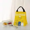 Bolsa de Lonchera de Dibujos Animados Linda, Bolsa de Lonchera Portátil Conveniente para Trabajadores de Oficina y Estudiantes, Bolsa para Comida de Gran Capacidad