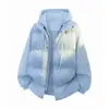 Jaqueta de Algodão Falsa de Duas Peças Masculina Feminina Roupa Exterior de Inverno Acolchoada com Capuz Roupa de Trabalho Jaqueta Acolchoada Proteção Contra o Frio Jaqueta de Voo AliExpress Tendência