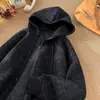 Chaqueta Cárdigan con Capucha Estampada Estilo Americano Nueva para Hombre y Mujer, Holgada Casual Versátil de Moda para Pareja, Primavera y Otoño 2026