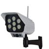 Luz de Vigilancia Solar para el Hogar con Cámara Falsa, Lámpara de Calle Integrada Antirrobo, Luz Solar para Jardín Exterior con Batería de Larga Duración